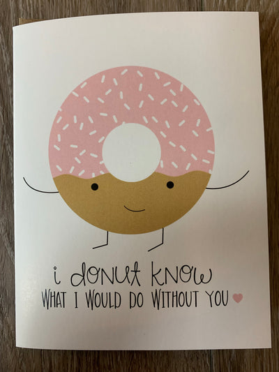 Love/Friend - Donut Card