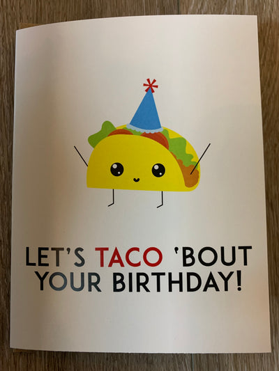 Birthday- Taco Card