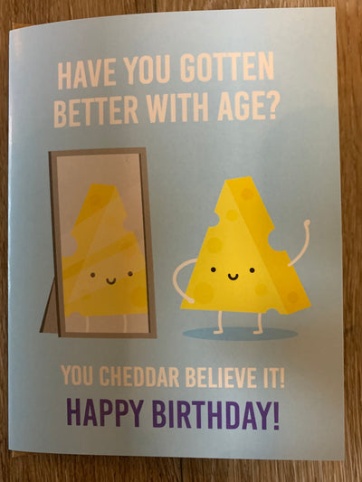 Birthday- Cheese Card