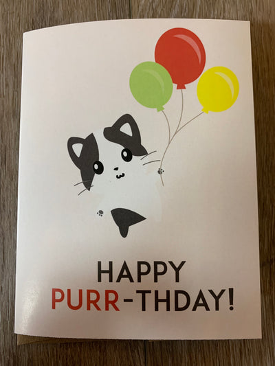 Birthday- Cat Card