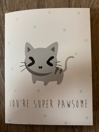 Love/Friend- Cat Card