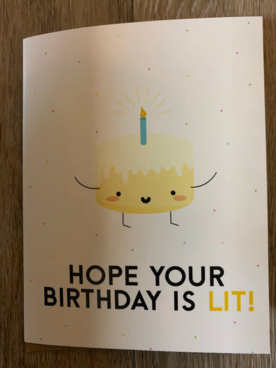 Birthday- Lit Card