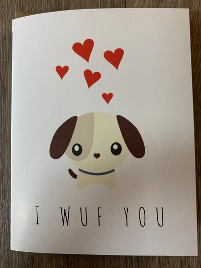 Love/Friends- Dog Card
